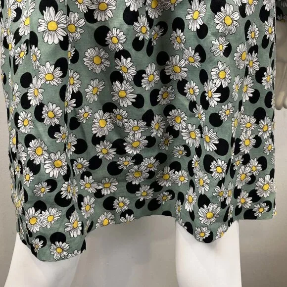 SANDRO NWOT FLORAL POLKA DOT DRESS - Picture 11 of 14